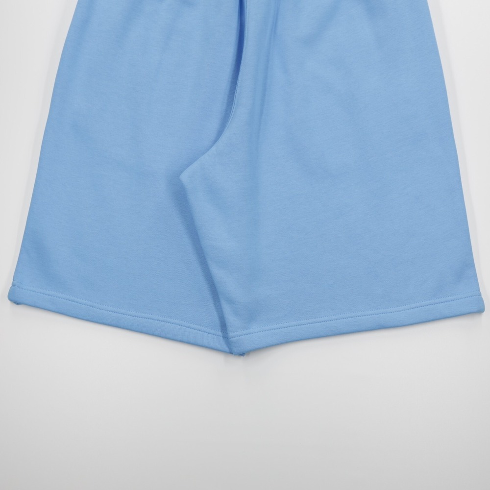 Adidas originals‎ Men's Zip Pocket Trefoil Essentials Fleece Shorts Blue Size L - Picture 6 of 10